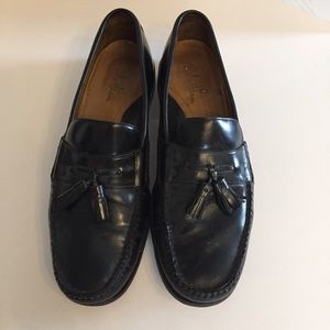 Men Cole Haan Pinch Nike Air Black tassel loafers